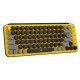 Logitech POP Keys Wireless Mechanical Keyboard With Emoji Keys clavier RF sans fil + Bluetooth AZERTY Français Noir, Gris, Jaune