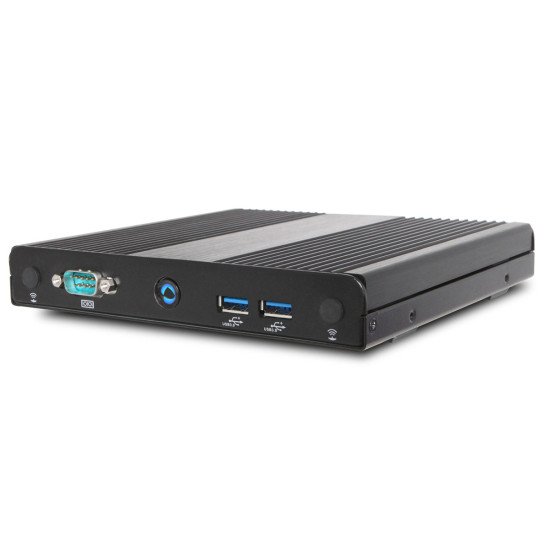 Aopen DE3450Z N3350 mini PC Intel® Celeron® N 4 Go DDR3L-SDRAM 64 Go SSD Windows 10 IoT Enterprise Noir