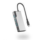 ALOGIC UCFUHDV2-SGR station d'accueil USB 3.2 Gen 1 (3.1 Gen 1) Type-C Noir, Gris