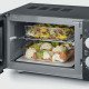 Severin MW 7762 micro-onde Comptoir Micro-ondes grill 20 L 800 W Noir, Acier inoxydable