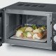 Severin MW 7762 micro-onde Comptoir Micro-ondes grill 20 L 800 W Noir, Acier inoxydable