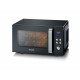 Severin MW 7763 micro-onde Comptoir Micro-ondes grill 25 L 900 W Noir, Acier inoxydable