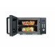 Severin MW 7763 micro-onde Comptoir Micro-ondes grill 25 L 900 W Noir, Acier inoxydable