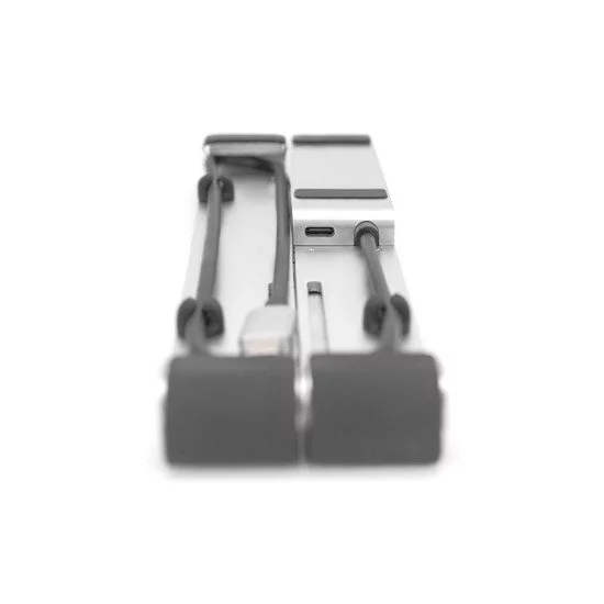 Digitus Support réglable pour ordinateur portable avec hub USB-C™ intégré, 5 ports Digitus Support réglable pour ordinateur portable avec hub USB-C™ intégré, 5 ports