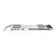 Digitus Support réglable pour ordinateur portable avec hub USB-C™ intégré, 5 ports Digitus Support réglable pour ordinateur portable avec hub USB-C™ intégré, 5 ports