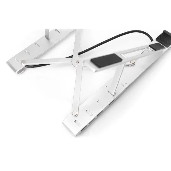 Digitus Support réglable pour ordinateur portable avec hub USB-C™ intégré, 5 ports Digitus Support réglable pour ordinateur portable avec hub USB-C™ intégré, 5 ports