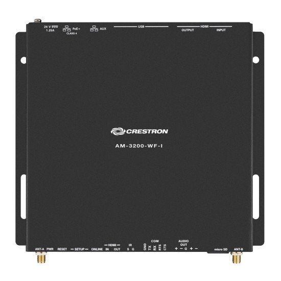 Crestron AM-3200-WF-I extension audio/video Récepteur AV Noir
