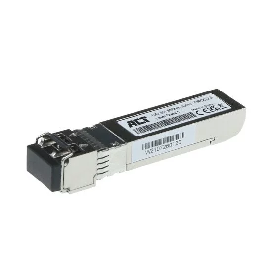 ACT TR0023 module émetteur-récepteur de réseau Fibre optique 10000 Mbit/s SFP+ 850 nm ACT TR0023 module émetteur-récepteur de réseau Fibre optique 10000 Mbit/s SFP+ 850 nm