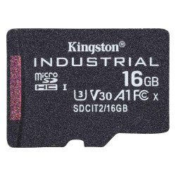 Kingston Technology Industrial mémoire flash 16 Go MicroSDHC UHS-I Classe 10 Kingston Technology Industrial mémoire flash 16 Go MicroSDHC UHS-I Classe 10