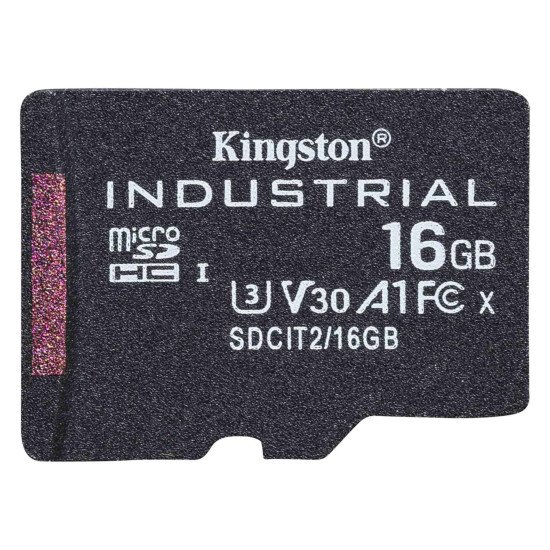 Kingston Technology Industrial mémoire flash 16 Go MicroSDHC UHS-I Classe 10