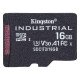 Kingston Technology Industrial mémoire flash 16 Go MicroSDHC UHS-I Classe 10