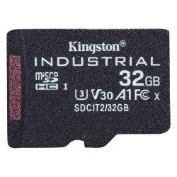 Kingston Technology Industrial mémoire flash 32 Go MicroSDHC UHS-I Classe 10 Kingston Technology Industrial mémoire flash 32 Go MicroSDHC UHS-I Classe 10