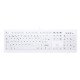 CHERRY AK-C8100F-U1-W/BE clavier USB AZERTY Belge Blanc