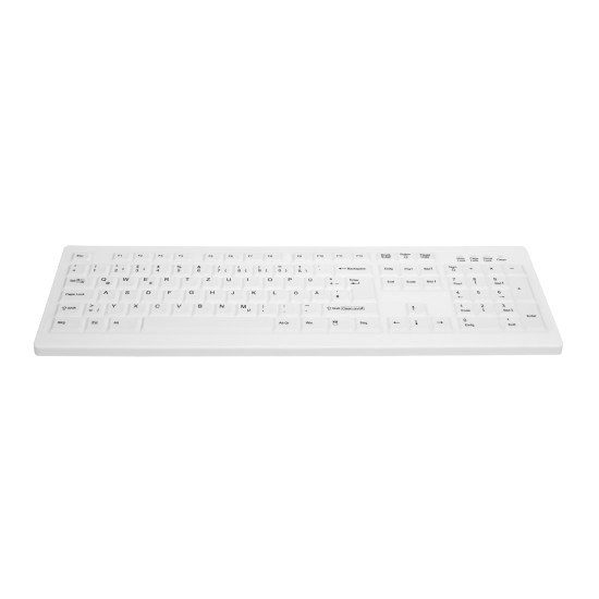 CHERRY AK-C8100F-U1-W/US clavier USB QWERTY Anglais américain Blanc