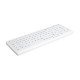 CHERRY AK-C7000 clavier FR sans fil +USB QWERTY Anglais américain Blanc