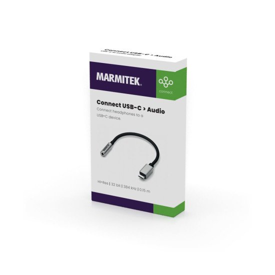 Marmitek Connect USB C vers Audio - Adaptateur USB-C vers AUX