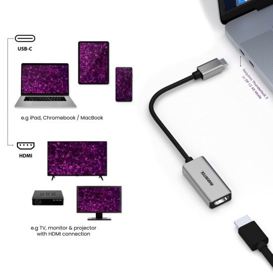 Marmitek Connect USB-C > HDMI | USB-C naar HDMI adapter