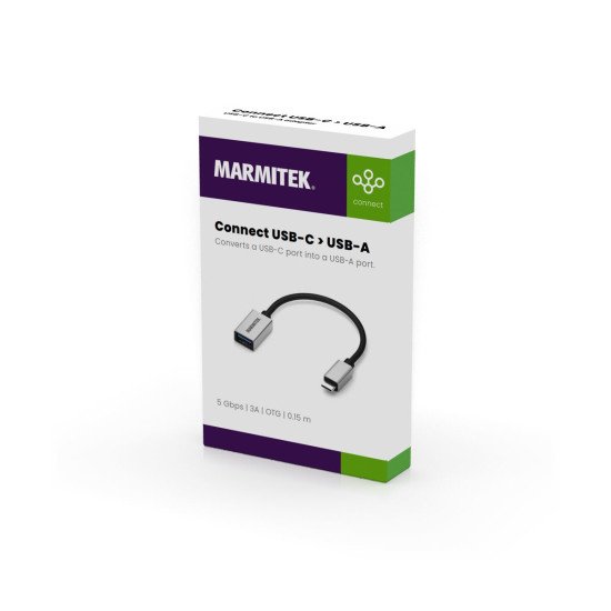 Marmitek Connect USB C vers USB-A - Adaptateur USB-C vers USB