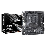 Asrock B450M Pro4 R2.0 AMD B450 Emplacement AM4 micro ATX Asrock B450M Pro4 R2.0 AMD B450 Emplacement AM4 micro ATX