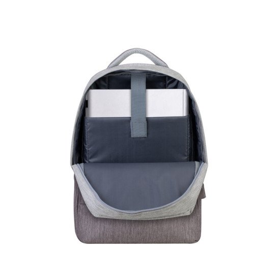 Rivacase 7562 sacoche d'ordinateurs portables 39,6 cm (15.6") Sac à dos Gris, Moka