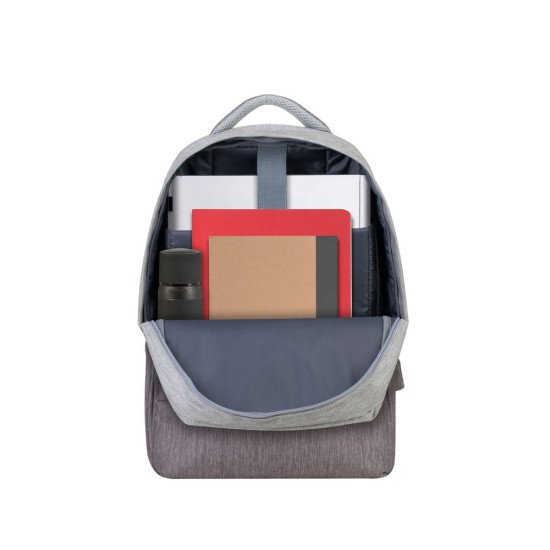 Rivacase 7562 sacoche d'ordinateurs portables 39,6 cm (15.6") Sac à dos Gris, Moka