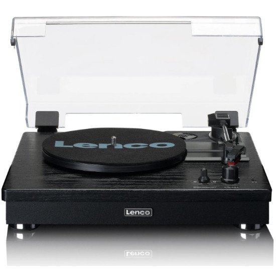 Lenco LS-101BK platine Tourne-disque entraîné par courroie Noir