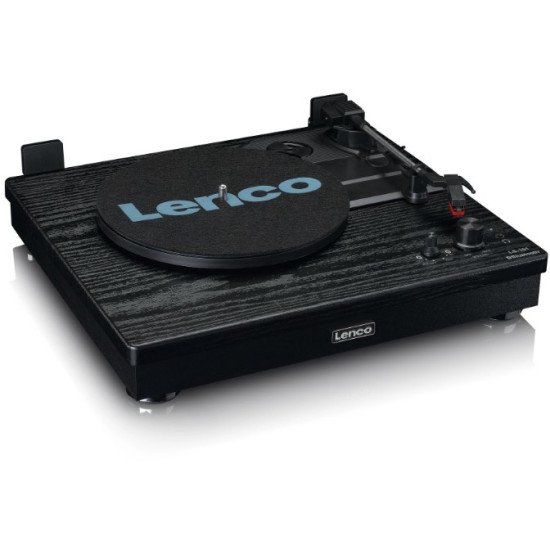 Lenco LS-101BK platine Tourne-disque entraîné par courroie Noir