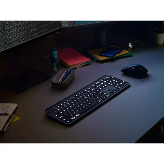 Logitech MX Keys for Business clavier RF sans fil + Bluetooth US International Graphite Logitech MX Keys for Business clavier RF sans fil + Bluetooth US International Graphite