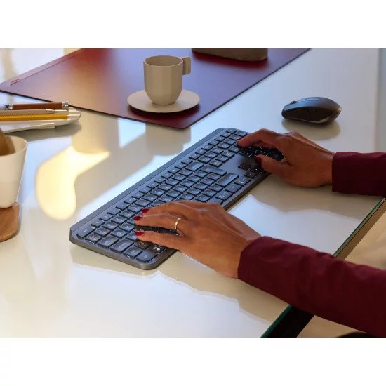Logitech MX Keys for Business clavier RF sans fil + Bluetooth US International Graphite Logitech MX Keys for Business clavier RF sans fil + Bluetooth US International Graphite