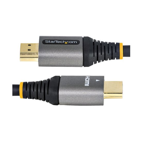 StarTech.com Câble HDMI 2.1 8K de 3 m - Câble HDMI ultra haut débit certifié 48Gbps - 8K 60Hz/4K 120Hz HDR10+ eARC - Câble HDMI Ultra HD 8K - Écran/TV/Affichage - Gaine flexible TPE