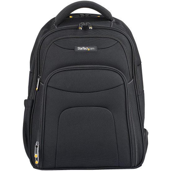 StarTech.com Sac à Dos Ordinateur Portable 15,6 pouces avec Compartiments Amovible pour Accessoires - Sac Informatique Professionnel High Tech - Pour Tous Déplacements - Résistant/Ergonomique - Nylon - PC/Tablette