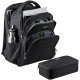 StarTech.com Sac à Dos Ordinateur Portable 17,3 pouces avec Compartiments Amovible pour Accessoires - Sac Informatique Professionnel High Tech - Pour Tous Déplacements - Résistant/Ergonomique - Nylon - PC/Tablette