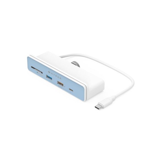 HYPER HD34A8 hub & concentrateur USB 3.2 Gen 1 (3.1 Gen 1) Type-C 10 Mbit/s Blanc