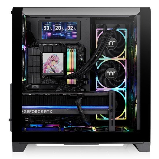 Thermaltake View 390 Air Midi Tower Noir Thermaltake View 390 Air Midi Tower Noir