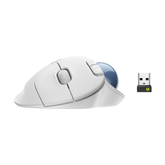 Logitech Ergo M575 for Business souris Droitier RF Sans fil + Bluetooth Trackball 2000 DPI