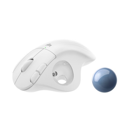 Logitech Ergo M575 for Business souris Droitier RF Sans fil + Bluetooth Trackball 2000 DPI