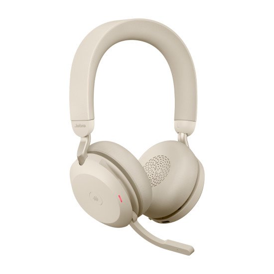 Jabra Evolve2 75 Casque Sans fil Arceau Bureau/Centre d'appels Bluetooth Beige Jabra Evolve2 75 Casque Sans fil Arceau Bureau/Centre d'appels Bluetooth Beige