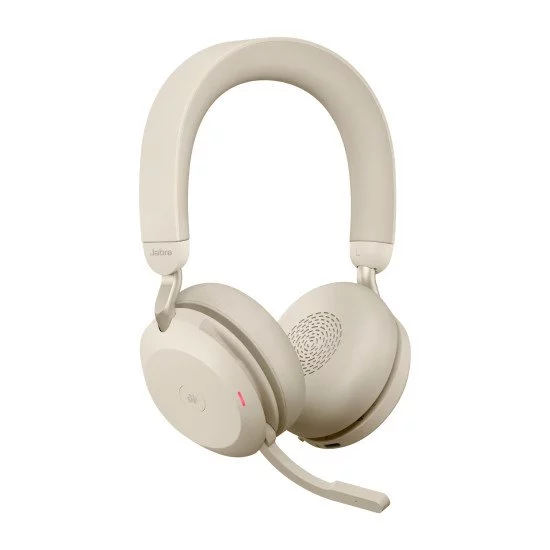 Jabra Evolve2 75 Casque Sans fil Arceau Bureau/Centre d'appels Bluetooth Beige Jabra Evolve2 75 Casque Sans fil Arceau Bureau/Centre d'appels Bluetooth Beige