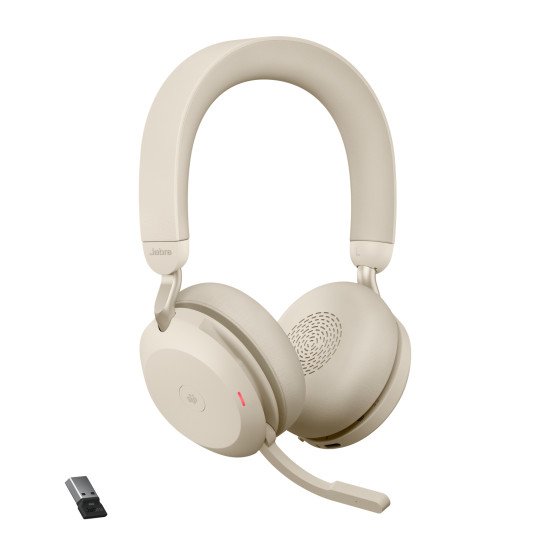Jabra Evolve2 75 Casque Sans fil Arceau Bureau/Centre d'appels Bluetooth Beige Jabra Evolve2 75 Casque Sans fil Arceau Bureau/Centre d'appels Bluetooth Beige