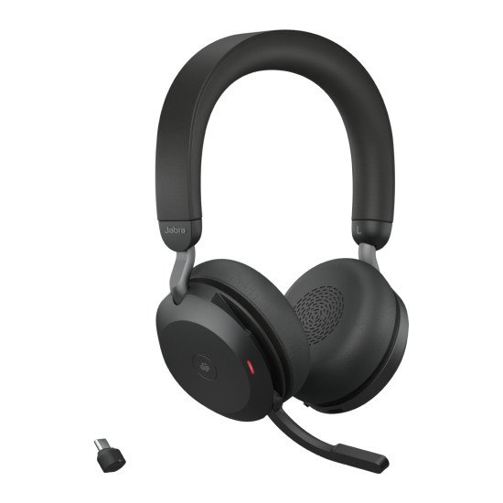 Jabra Evolve2 75 Casque Sans fil Arceau Bureau/Centre d'appels Bluetooth Noir