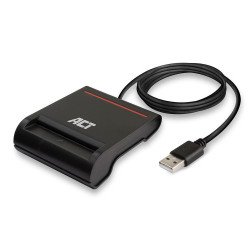 ACT AC6015 lecteur de cartes à puce Intérieure USB 2.0 Noir ACT AC6015 lecteur de cartes à puce Intérieure USB 2.0 Noir