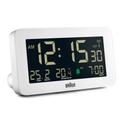 Braun BC10 Réveil numérique Blanc Braun BC10 Réveil numérique Blanc
