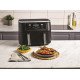 Ninja AF400EU friteuse Double 9,5 L Autonome 2470 W Friteuse d'air chaud Noir