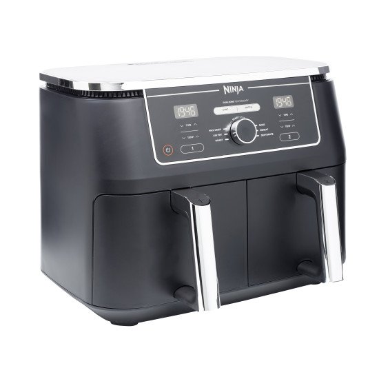 Ninja AF400EU friteuse Double 9,5 L Autonome 2470 W Friteuse d'air chaud Noir