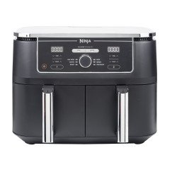 Ninja AF400EU friteuse Double 9,5 L Autonome 2470 W Friteuse d'air chaud Noir Ninja AF400EU friteuse Double 9,5 L Autonome 2470 W Friteuse d'air chaud Noir