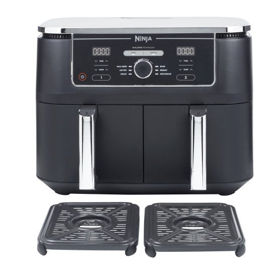 Ninja AF400EU friteuse Double 9,5 L Autonome 2470 W Friteuse d'air chaud Noir