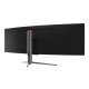 LC-Power LC-M49-DQHD-120-C-Q LED display 124,5 cm (49") 5120 x 1440 pixels UltraWide Quad HD QLED Noir LC-Power LC-M49-DQHD-120-C-Q LED display 124,5 cm (49") 5120 x 1440 pixels UltraWide Quad HD QLED Noir