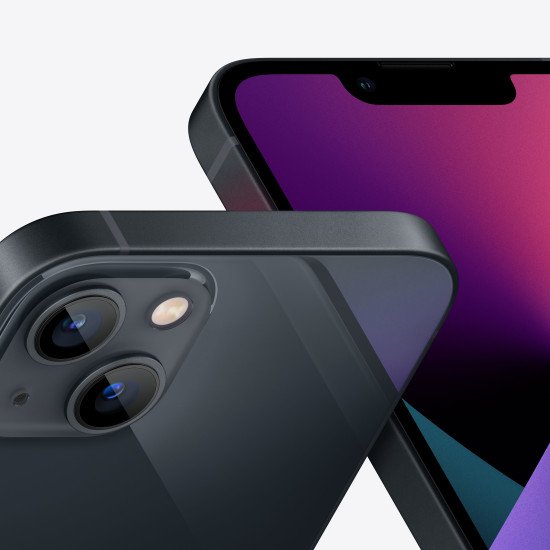 Apple iPhone 13 15,5 cm (6.1") Double SIM iOS 15 5G 512 Go Noir Apple iPhone 13 15,5 cm (6.1") Double SIM iOS 15 5G 512 Go Noir