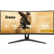 iiyama G-MASTER GCB3486WQSCP-B1 écran PC 86,4 cm (34") 1440 x 3440 pixels 4K Ultra HD Noir