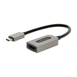 StarTech.com 107B-USB-HDMI - StarTech.com Adaptateur USB vers Double HDMI -  USB A/C vers 2 Écrans HDMI [1x 4K30Hz, 1x 1080p] - Dongle Intégré USB-A  vers C, Câble de 11cm - Adaptateur USB